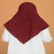 Natürel Cazz Eşarp - Bordo
