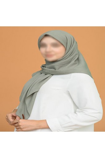 Natürel Cazz Eşarp - Küf Yeşili