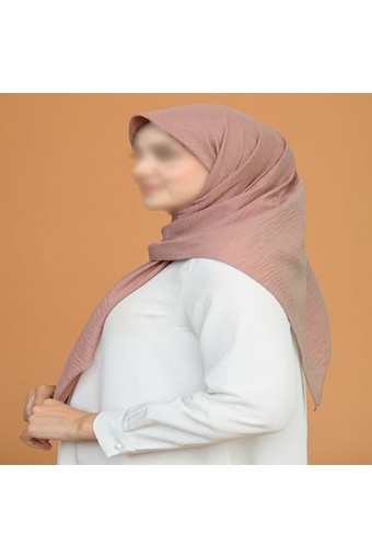 Natürel Cazz Eşarp - Pudra