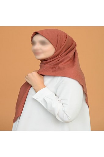 Natürel Cazz Eşarp - Soğan Kabuğu