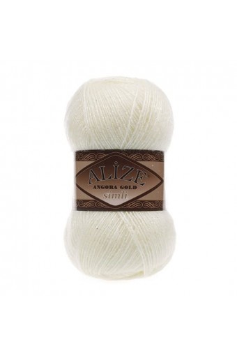 Alize Angora Gold Simli 01 Krem