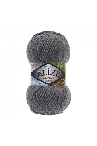 Alize Burcum Klasik 196 Koyu Gri Melanj