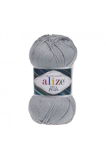 Alize Diva Plus  21 Gri
