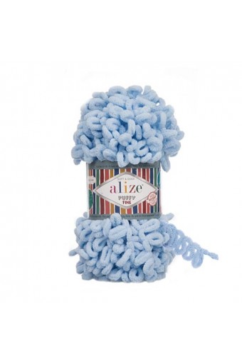 Alize Puffy Fine 218 Bebe Mavi