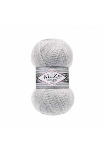 Alize Superlana Tığ 208 Açık Gri Melanj