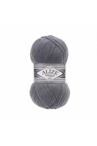 Alize Superlana Tığ 87 Kömür Grisi