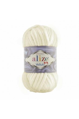 Alize Velluto 62 Açık Krem