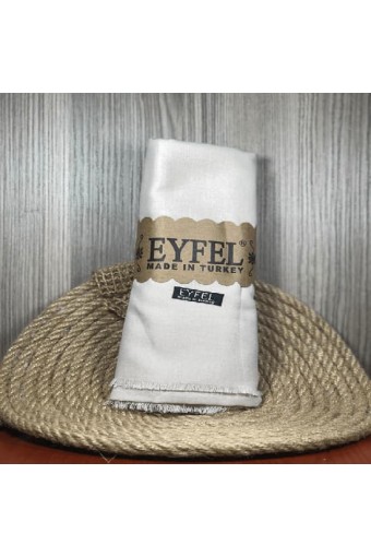 Eyfel %100 Pamuk Şal - Bej