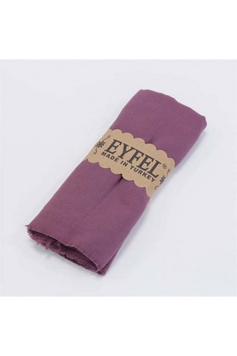 Eyfel %100 Pamuk Şal - Gül Kurusu