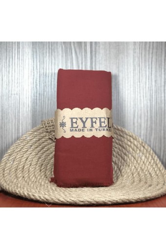 Eyfel %100 Pamuk Şal - Kremit