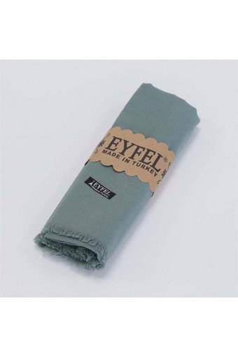 Eyfel %100 Pamuk Şal - Yeşil