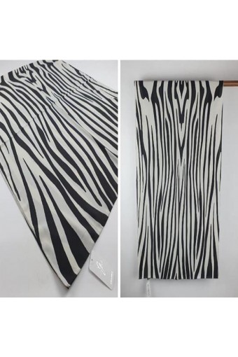 Medine İpeği Şal Çizgi Desen