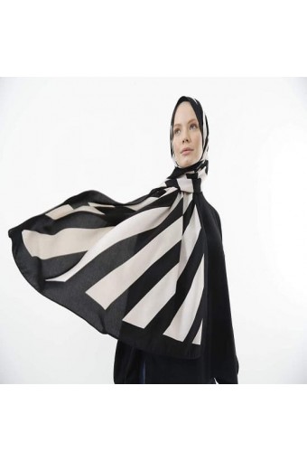 Medine İpeği Şal Şerit Desen