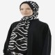 Medine İpeği Şal Zebra Desen