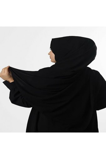 Medine İpeği Şal - Siyah