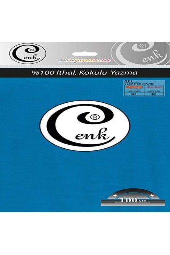 Cenk Yazma 021 Elektrik Mavisi - 100cm