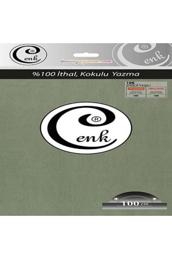 Cenk Yazma 198 Çağla Yeşili - 100cm