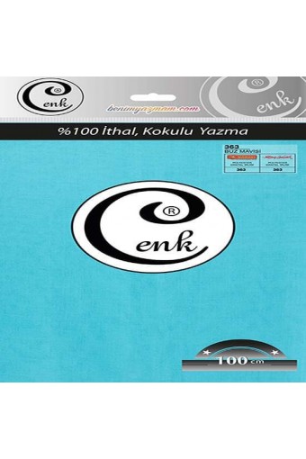 Cenk Yazma 363 Buz Mavisi - 100cm