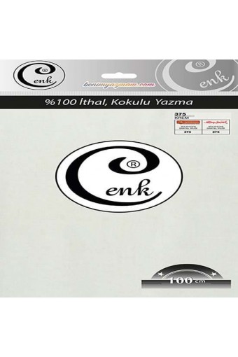 Cenk Yazma 375 Krem - 100cm