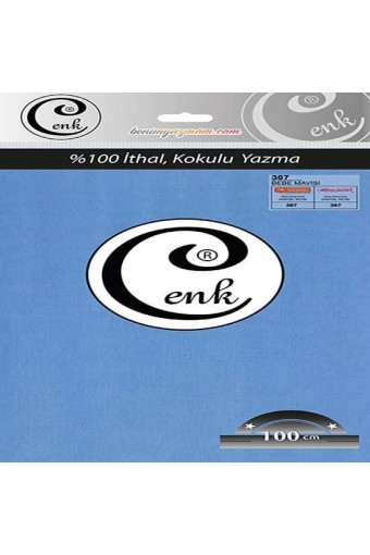 Cenk Yazma 387 Bebe Mavisi - 100cm