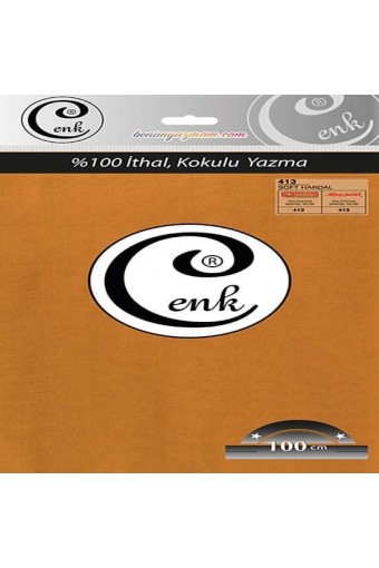 Cenk Yazma 413 Soft Hardal  - 100cm