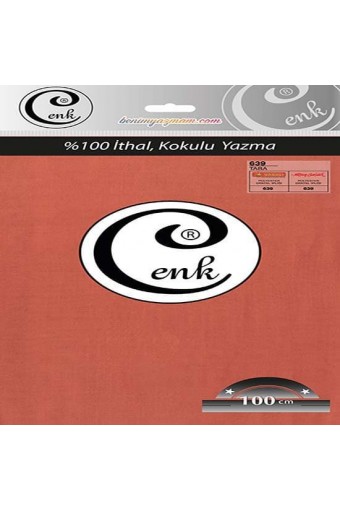 Cenk Yazma 639 Taba - 100cm