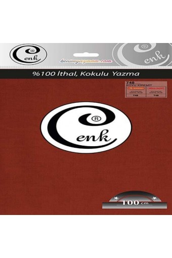 Cenk Yazma 748 Koyu Kremit - 100cm