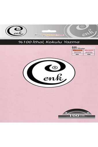 Cenk Yazma 840 Soft Pembe - 100cm