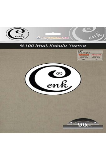 Cenk Yazma 197 Yağ Yeşili - 90cm