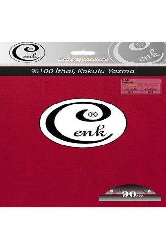 Cenk Yazma 646 Şarabi - 90cm