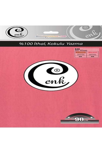 Cenk Yazma 649 Gül Pembe - 90cm