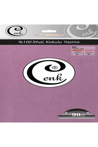 Cenk Yazma 694 Pastel Gül - 90cm