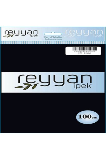 Reyyan Düz Tülbent 100cm 070 Siyah