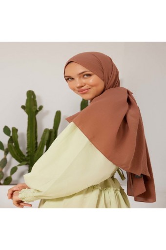 Aerobin Jazz Şal - Sütlü Kahve