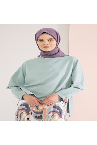 Medine İpeği Eşarp - Mürdüm