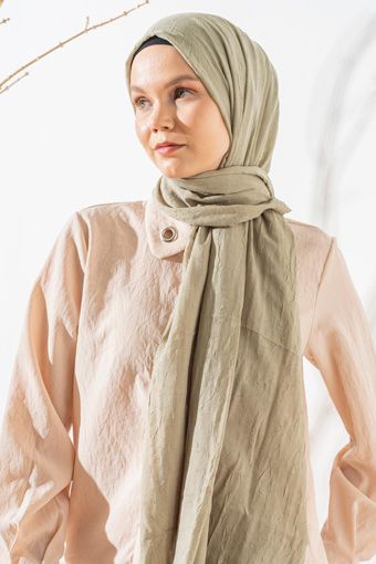 JAWEL Bambu Şal - Soft Yeşil