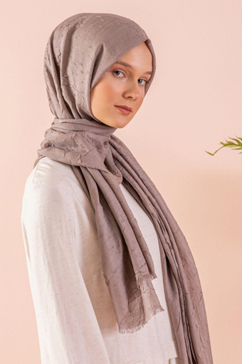 JAWEL Bambu Şal - Vizon