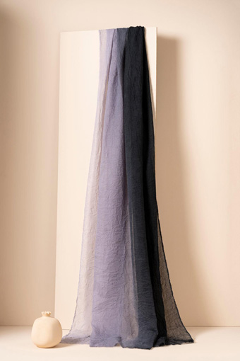 JAWEL Degrade Konfor Şal - Antrasit Gri