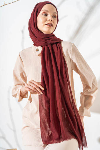 JAWEL Konfor Şal - Bordo