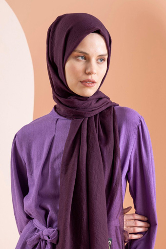 JAWEL Konfor Şal - Mürdüm