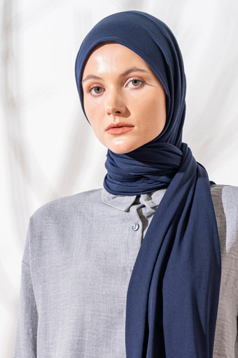 JAWEL Penye Şal - Lacivert