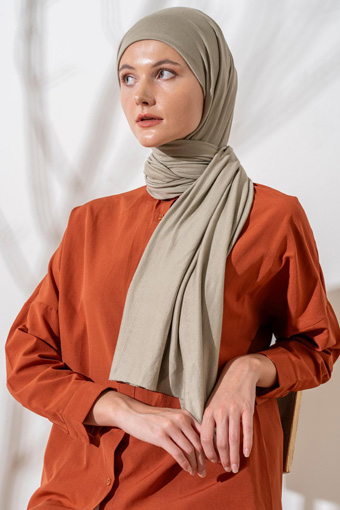 JAWEL Penye Şal - Soft Yeşil