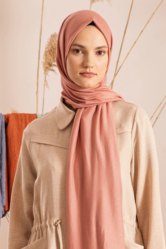 JAWEL Penye Şal - Somon